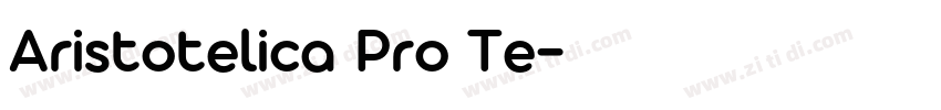 Aristotelica Pro Te字体转换